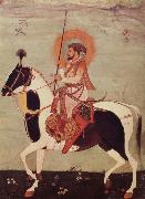unknow artist Horseman likeness of the Shah Dschahan, leaf out of the Shah-Dschahan-album period of the Schan Dschahan china oil painting artist